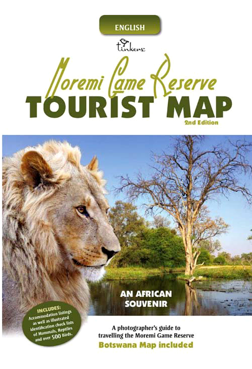 Tinkers Moremi Game Reserve Tourist Map