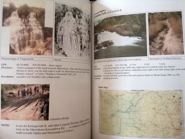 Guide to little-known Waterfalls of Zambia / Buch 1