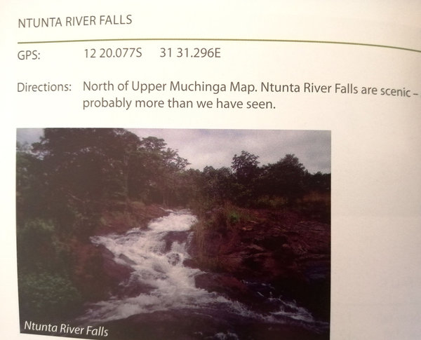 Guide to little-known Waterfalls of Zambia / Buch 2