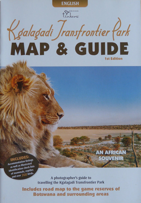 Tinkers Kgalagadi Transfrontier Park Tourist Map